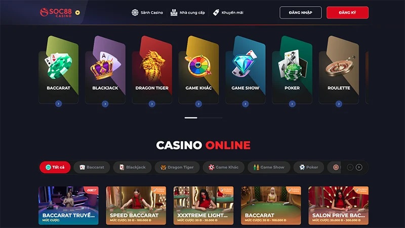 Casino online Soc88 – Nơi Chơi Cá Cược Trực Tuyến Mọi Lúc 